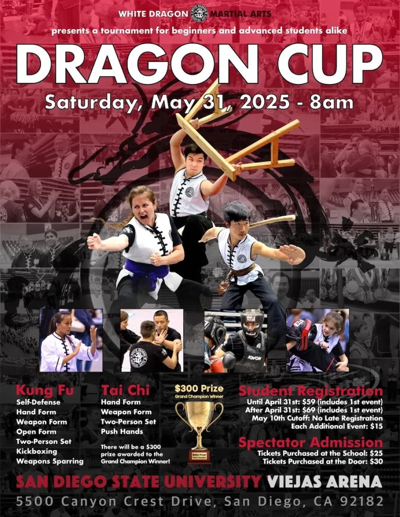 White Dragon Martial Arts is proud to announce the Dragon Cup Championship 2025.