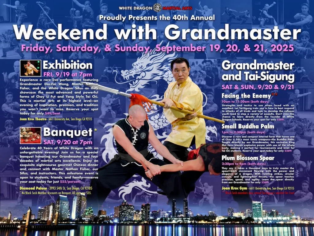 White Dragon Martial Arts - Weekend with Grandmaster 2025.